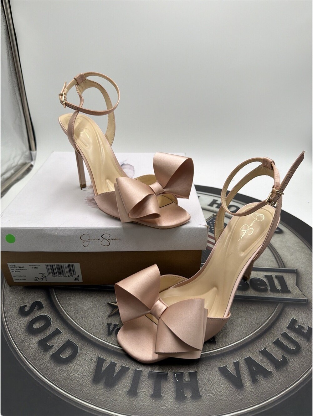 Jessica Simpson Women's Olivine Bow Heeled Sandal Size 11 M